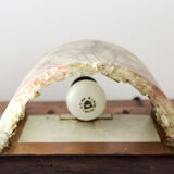 Accolay resin and copper wall lamp