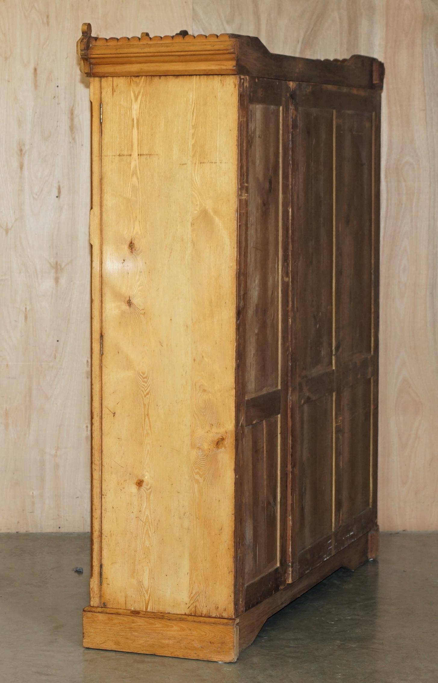 Victorian Wardrobe in Ash with Integrated Chest of Drawers