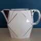 Art Deco porcelain sugar bowl and milk jug