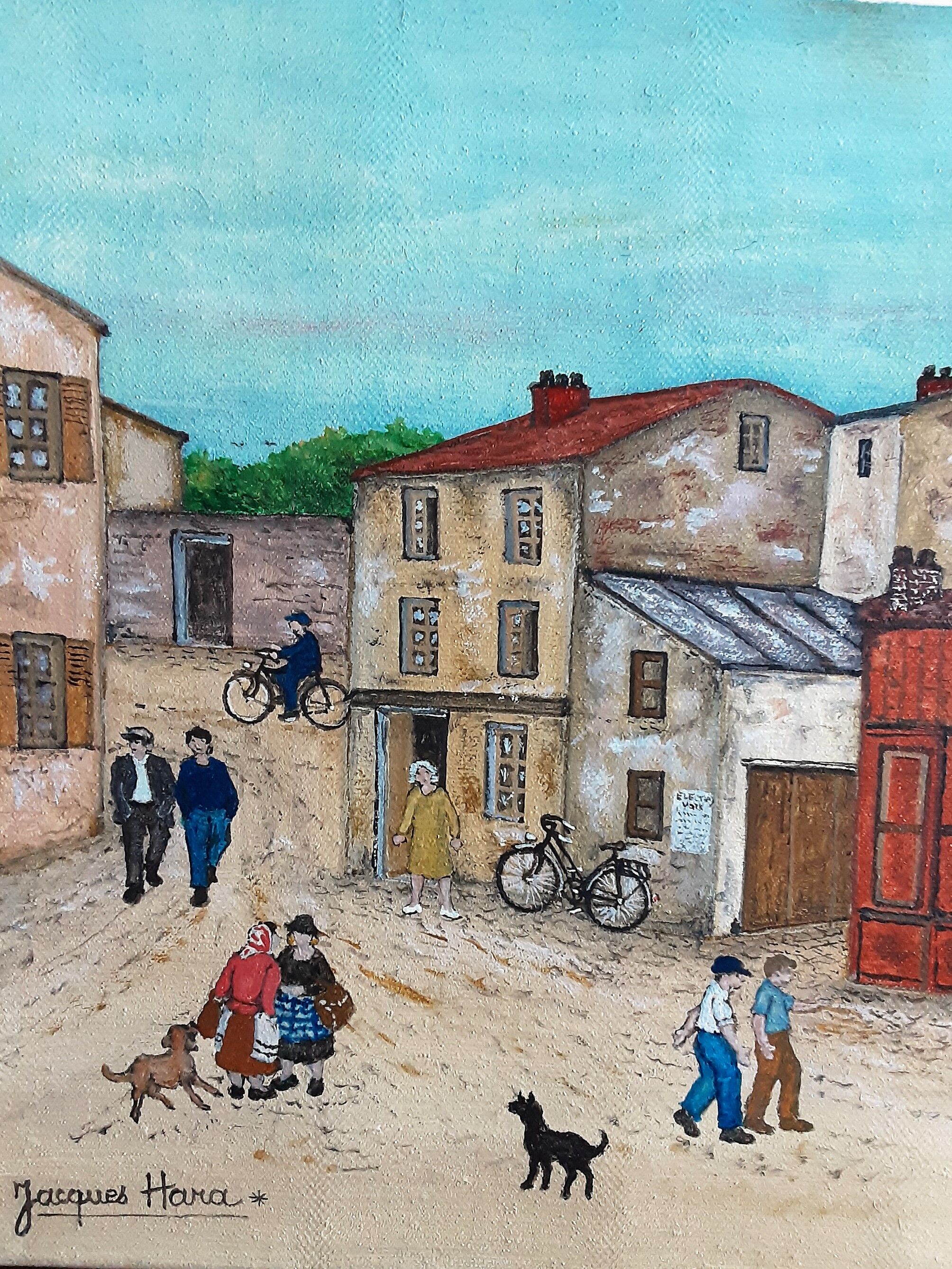 An old village of Jacques Hara XXth