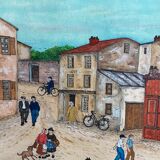 An old village of Jacques Hara XXth