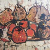 Nature morte, huile sur toile