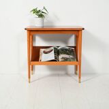 Scandinavian coffee table with display shelf