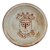 Vallauris empty pocket bowl, ceramic signed by Alain Rufas, around 1960/70.