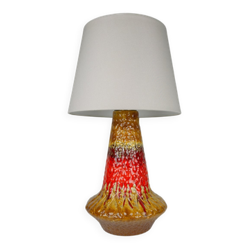 Vintage Lava ceramic table lamp by Kil Liboje, former Yugoslavia, 1960s.
