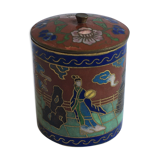 Small Chinese box - partitioned enamels