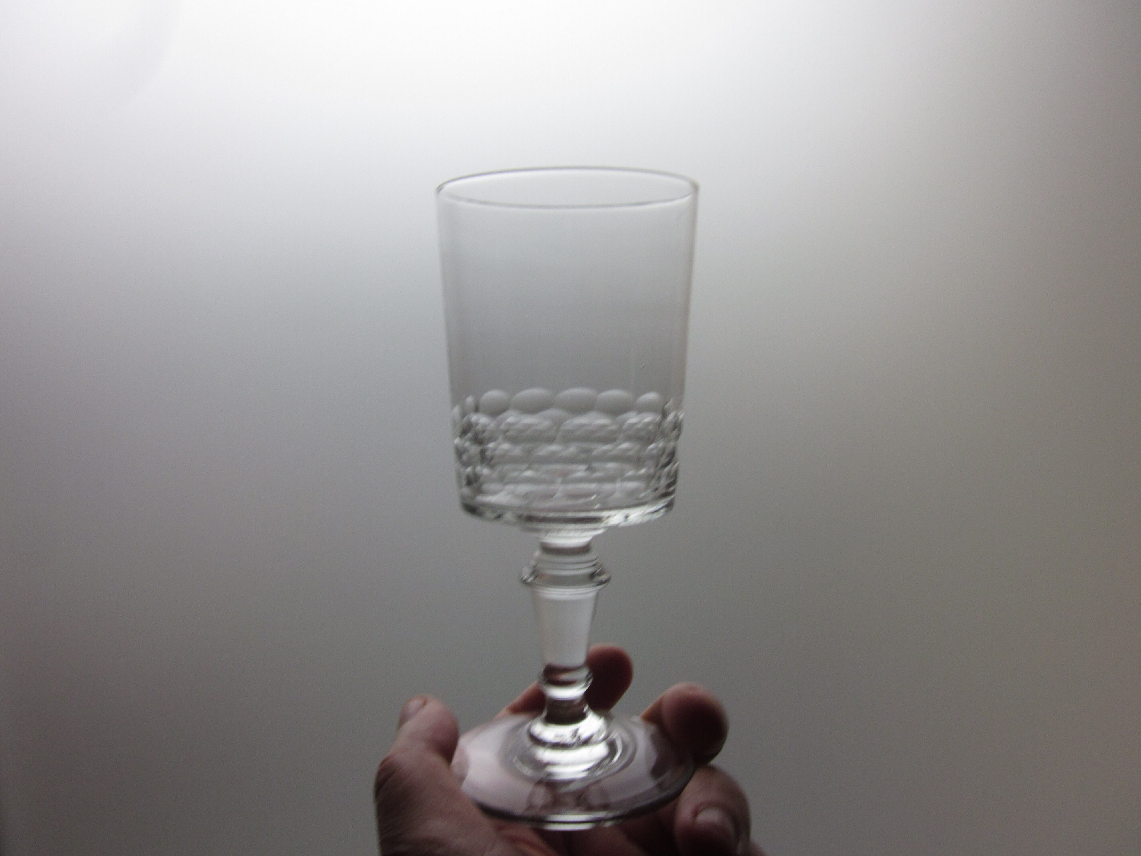 Set of 6 old glasses