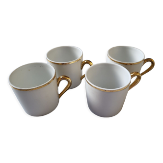 Coffee cups risttetto white porcelain