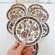 Set of 8 StaffordShire color unalterable English porcelain bowls
