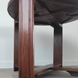 Burmese red teak coffee table