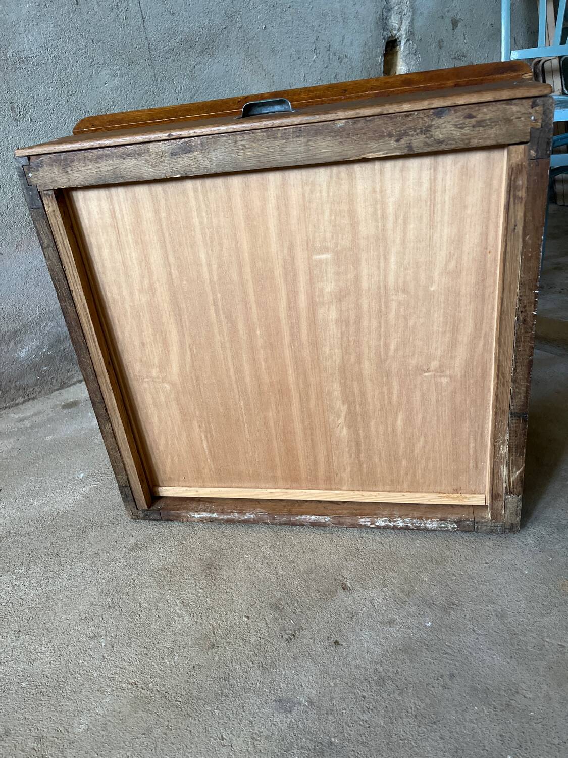 Antique oak school desk