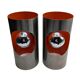 Pair of Mid-Century Modern Wall Sconces – Orange – Space Age Desig