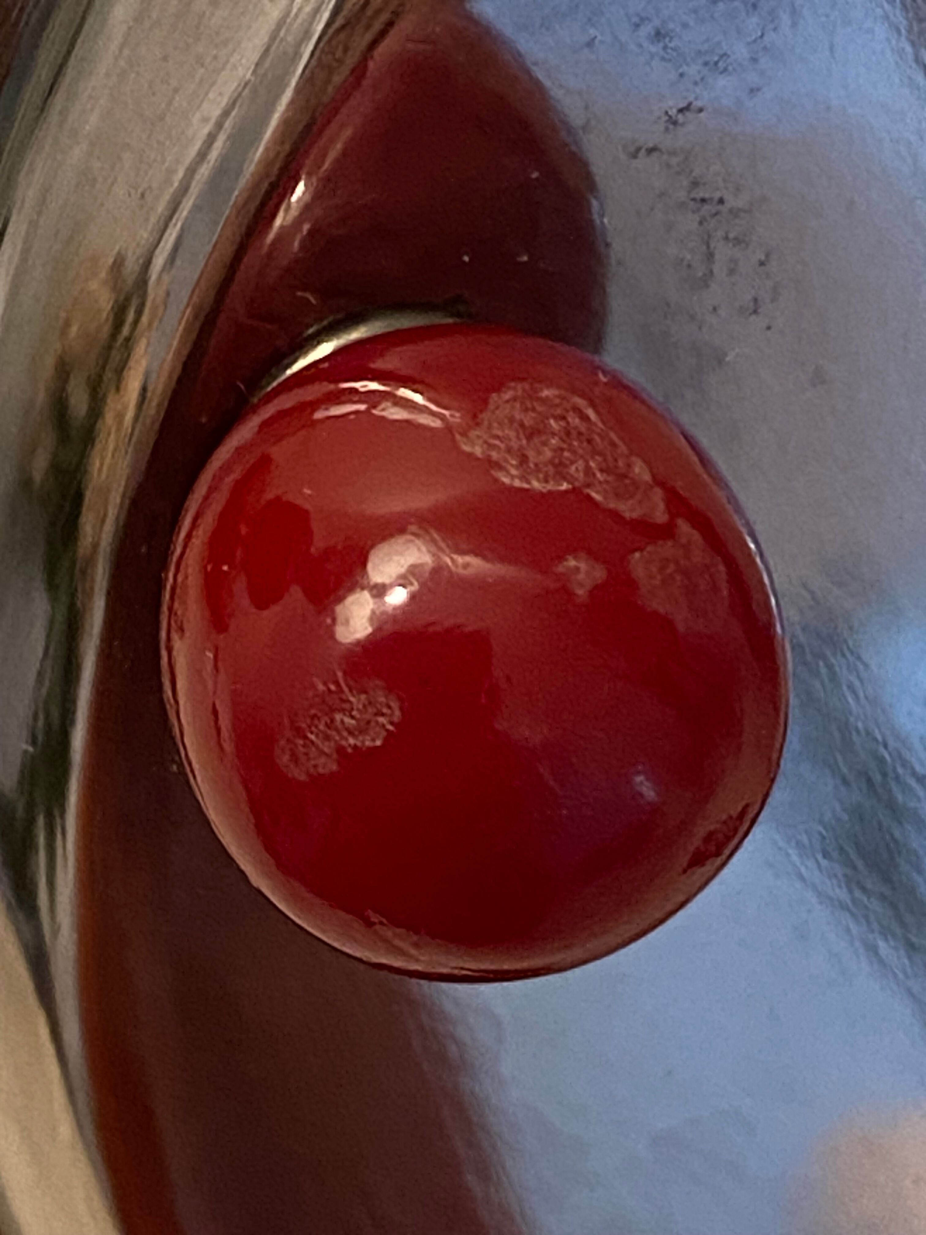 Art Deco fruit bowl in silver-plated metal and glass