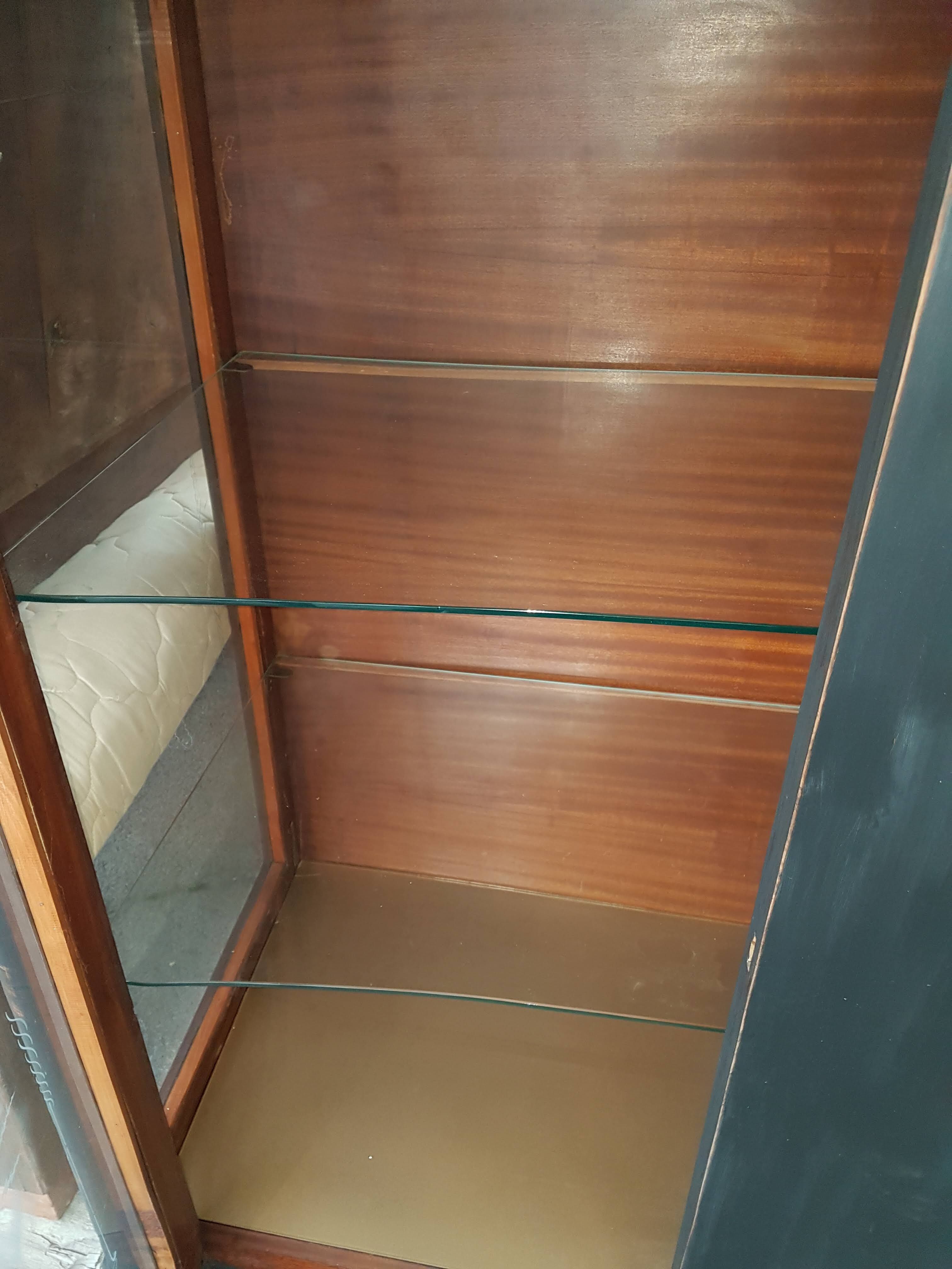 Patina wooden showcase