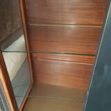 Patina wooden showcase