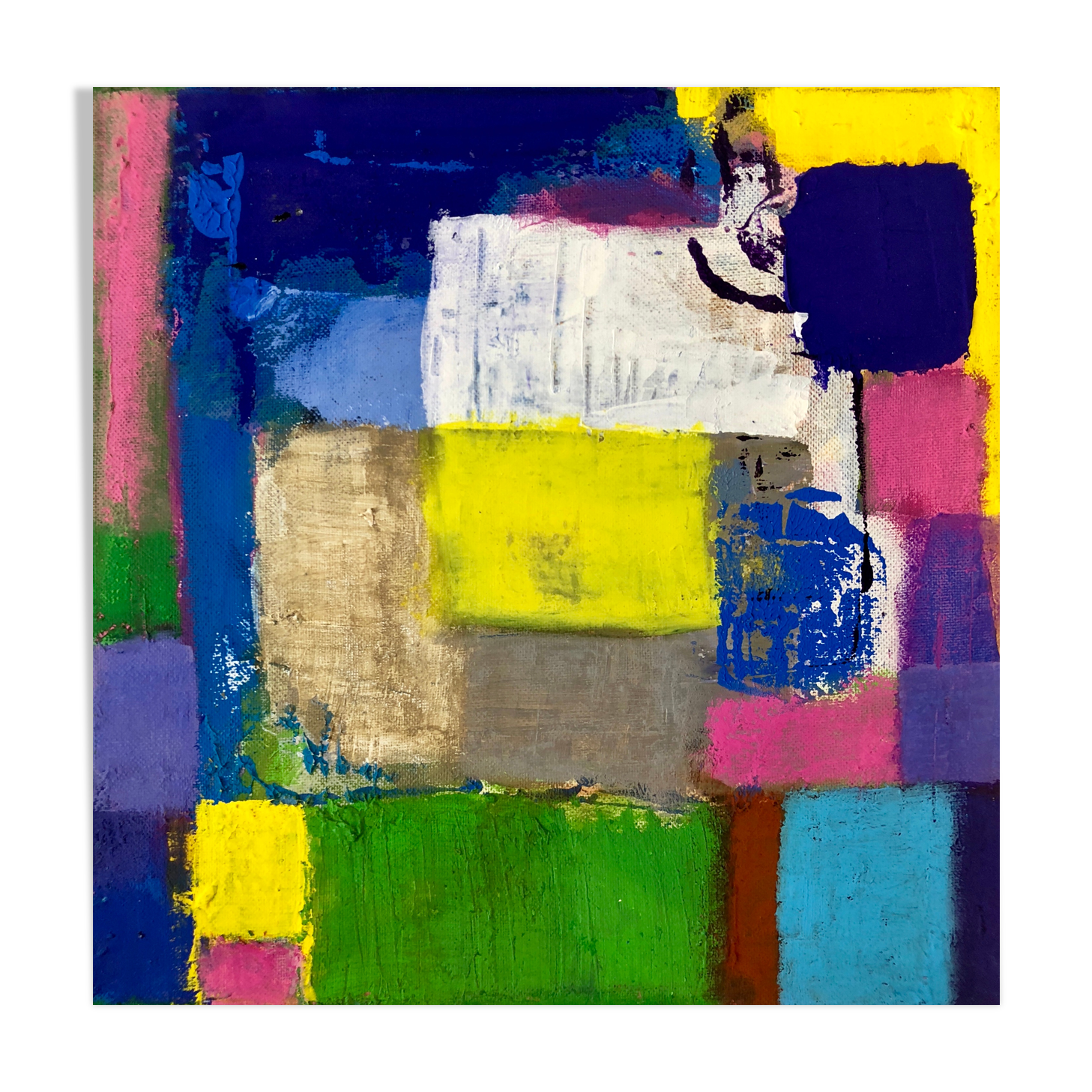 Colourful abstract painting