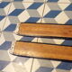 Pair of vintage Donnay skis 1,98m