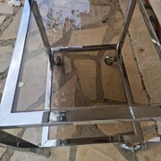 Vintage wheeled dessert table