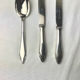 Pair of knives and table spoon silver Deetjen 100