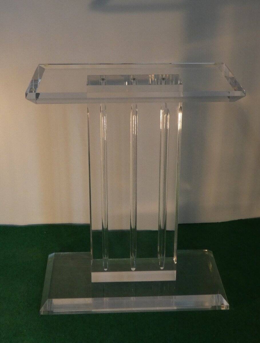 Vintage sculptural base for acrylic glass table, Italy, 2000s