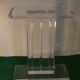 Vintage sculptural base for acrylic glass table, Italy, 2000s