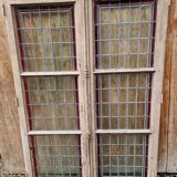 Pair of stained glass windows