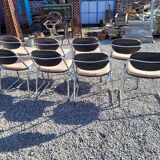 Set of 8 vintage office chairs