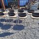 Set of 8 vintage office chairs