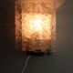 Gold metal and Murano glass wall light by DORIA, 1970s.