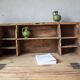 Secrétaire bureau vintage ancien bois massif