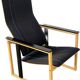 Paire de fauteuils Artza Noirs par Simo Heikkila