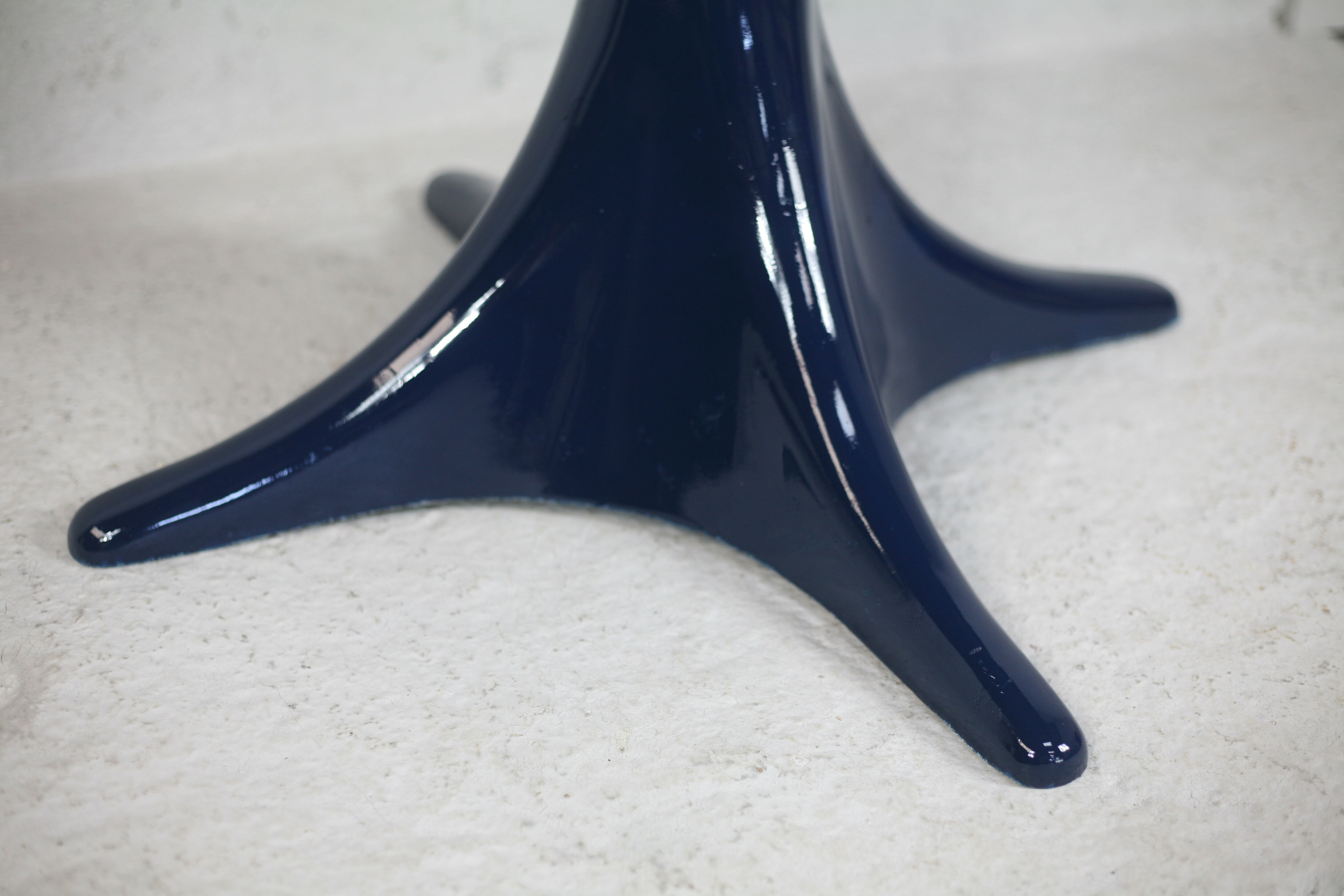 Fiberglass table, France, circa 1970