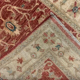 Tapis Afghan Ziegler coureur fait à la main - 81x285cm