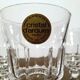 6 crystal wine glasses
