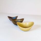 Set of 3 modern mid-century ceramic bowls by Gunnar Nylund Rörstrand, Sweden.