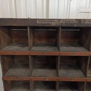 Duo of trade furniture sorting of the post shelf storage