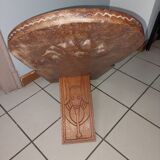 Carved African chair