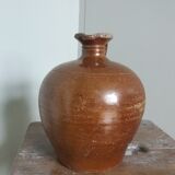 Terracotta pitcher pottery glazed stoneware