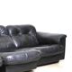 Canapé en cuir de luxe dela maison suisse DE SEDE, canapé en cuir noir