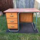 Vintage modernist schoolmaster desk