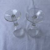 Lot de 2 verres à digestif anciens