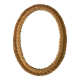 Vintage rattan mirror 47x36 cm 60s
