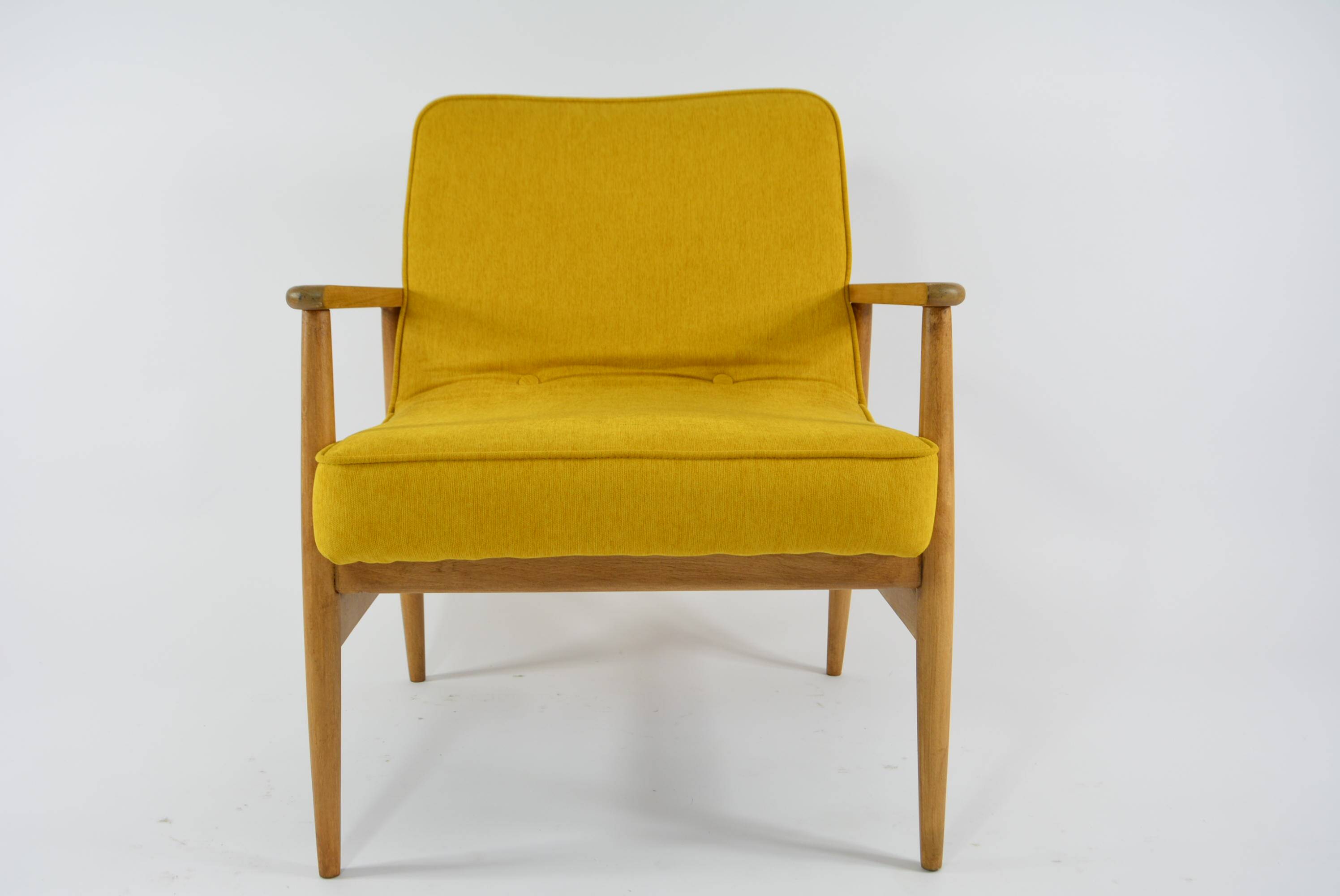 Yellow Z armchairs