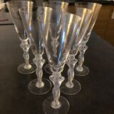 6 flûtes à champagne