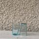 Carafe and 5 old blue glass liqueur glasses