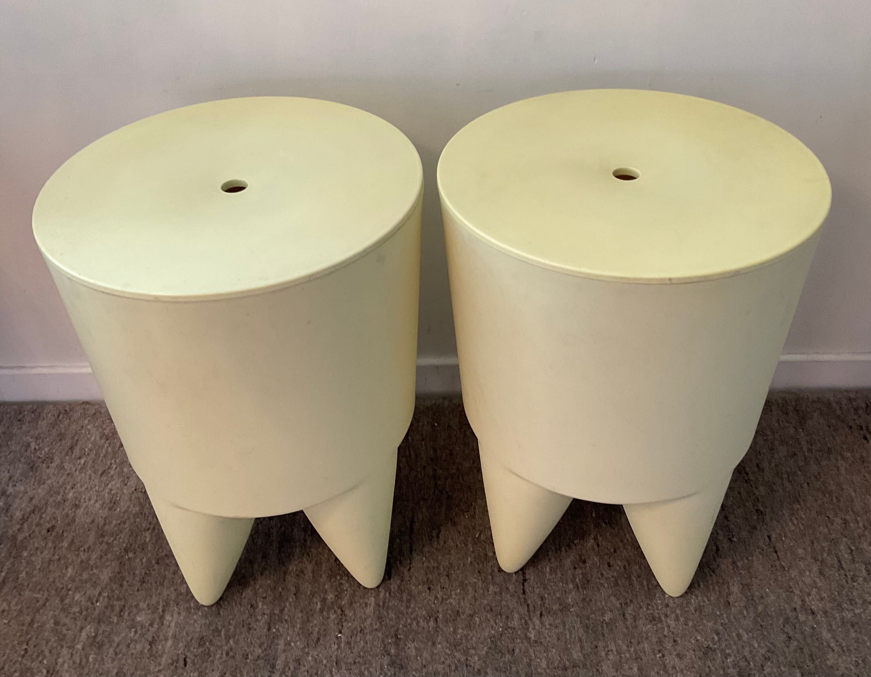 Duo of Bubu stools by Philippe Starck