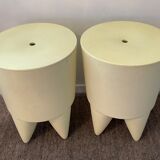 Duo of Bubu stools by Philippe Starck