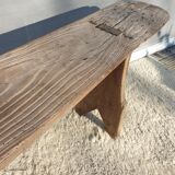 Spinning bench XIXth wooden XL 203cm