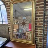 Antique Louis Philippe style gilded mirror