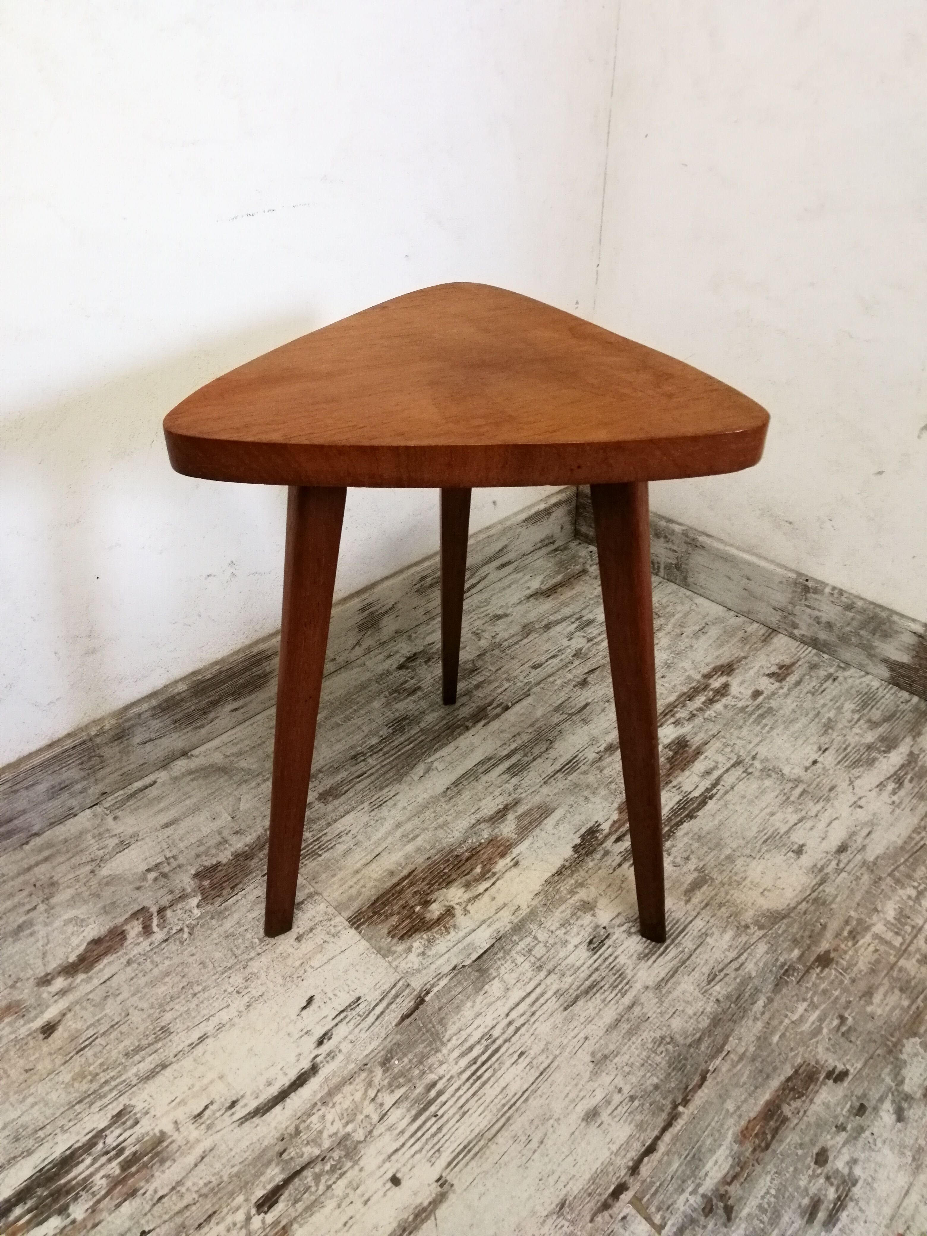 Scandinavian tripod stool